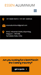 Mobile Screenshot of essenaluminium.com